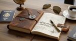 Cartographer's Chronicle Vintage Travel Leather Journal